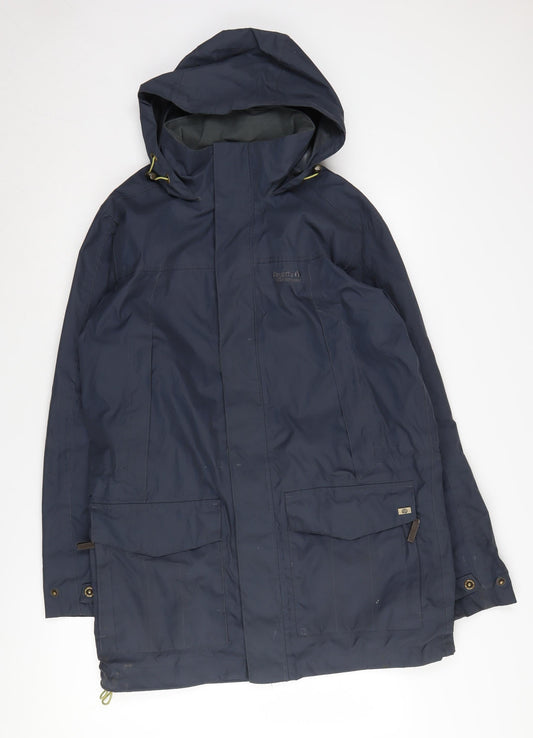Mens UK Size S Regatta Blue Parka Coat
