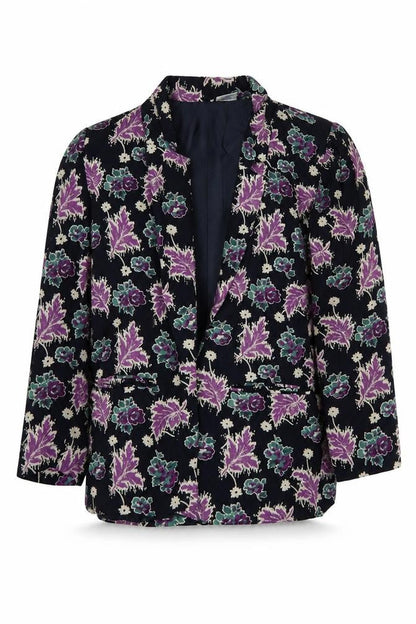 Alexon Women's Multicoloured Floral Suit Jacket, M, Lined, Regular Fit
