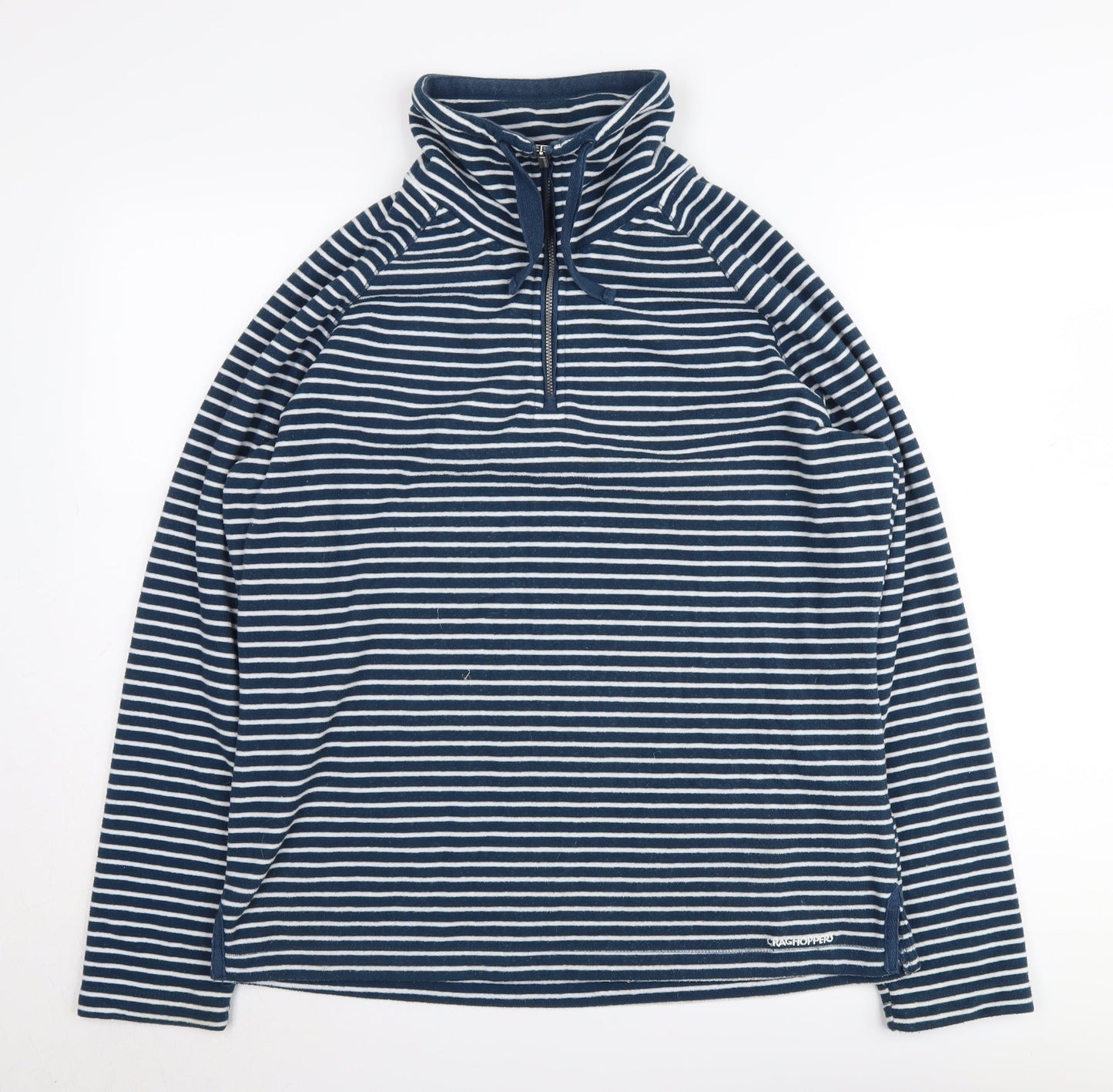 Craghoppers Women's Blue Striped Pullover Sweatshirt UK 16