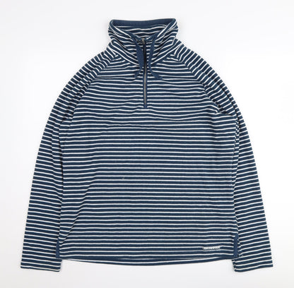 Craghoppers Women's Blue Striped Pullover Sweatshirt UK 16