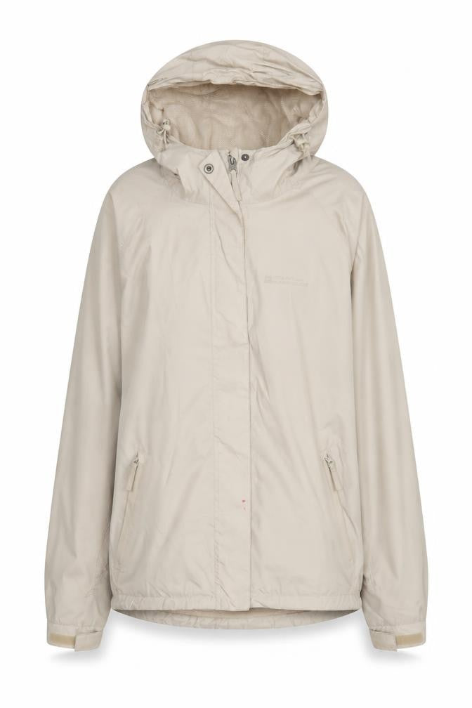Womens UK Size 12 Mountain Warehouse Beige Rain Coat