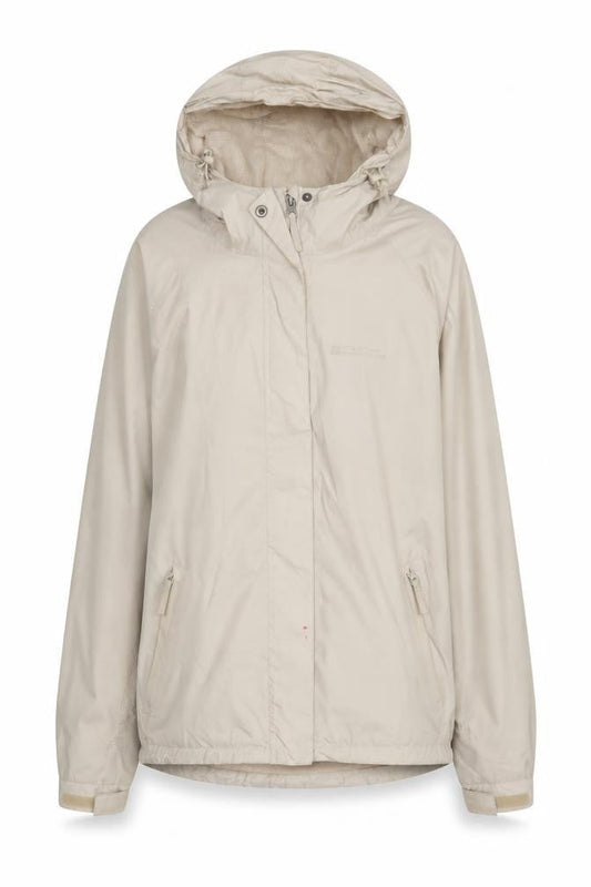 Womens UK Size 12 Mountain Warehouse Beige Rain Coat