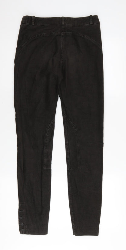 Womens UK Size 8 Jigsaw Regular Fit  Black Trousers