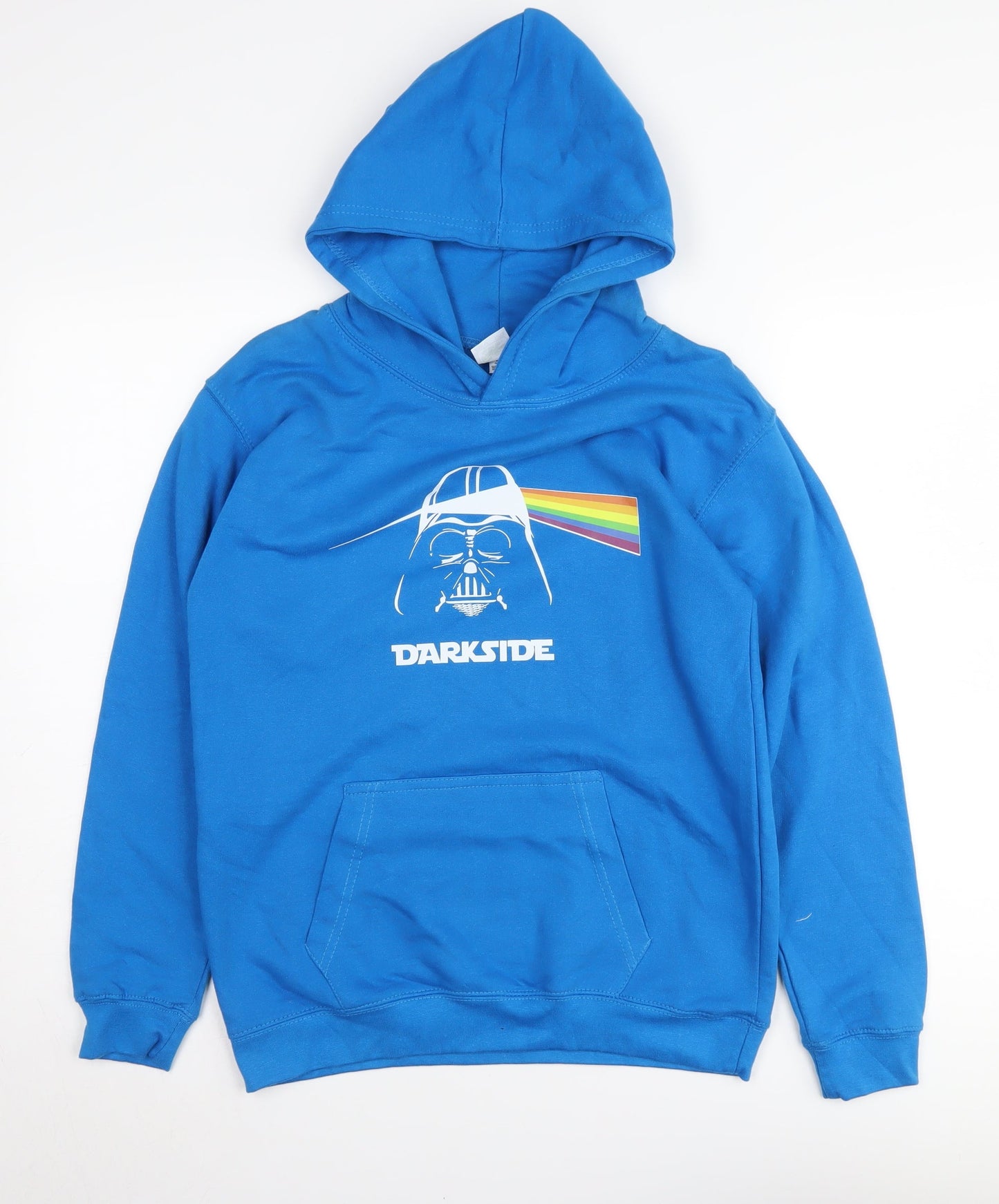 AWDis Boys Blue Darth Vader Graphic Hoodie 12-13 Years