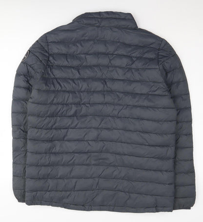 Mens UK Size M Rydale Grey Puffer Jacket