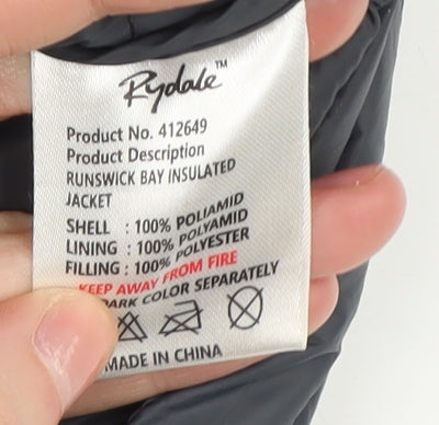 Mens UK Size M Rydale Grey Puffer Jacket