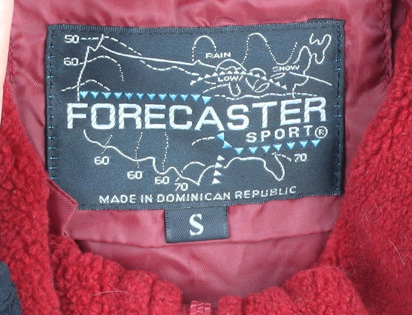 Unisex Adults UK Size S Forecaster Sport Red Fleece