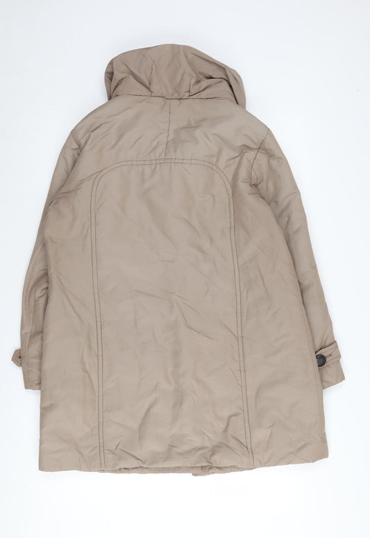Minuet Women's Beige Overcoat, Size 14, Autumn/Winter