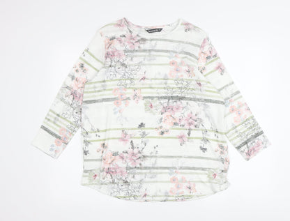 Womens UK Size 12 Bonmarché Multicoloured Basic Blouse