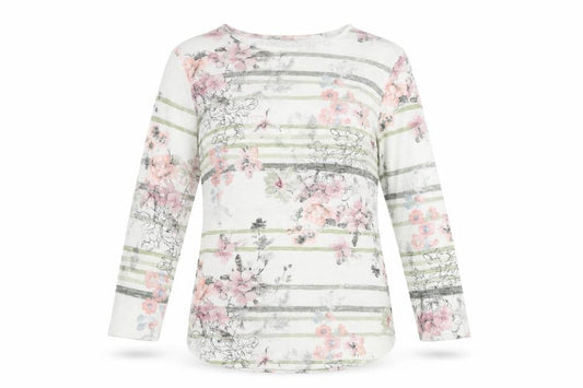 Womens UK Size 12 Bonmarché Multicoloured Basic Blouse