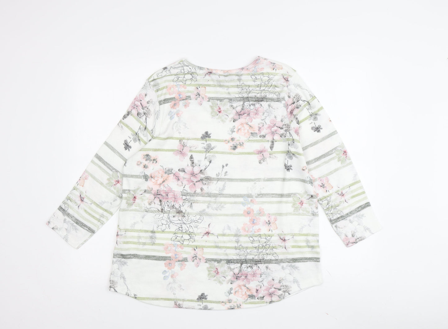 Womens UK Size 12 Bonmarché Multicoloured Basic Blouse