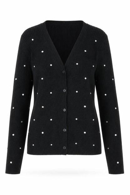 Womens UK Size S V by Very Black Cardigan Jumper