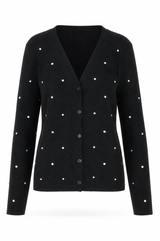 Womens UK Size S V by Very Black Cardigan Jumper