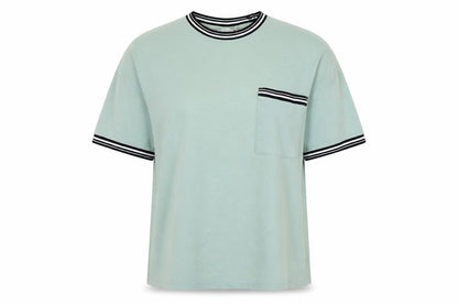 Unisex Adults UK Size S ASOS DESIGN Green Ringer T-Shirt