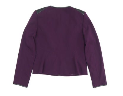 Womens UK Size 8 Calvin Klein Purple Basic Jacket