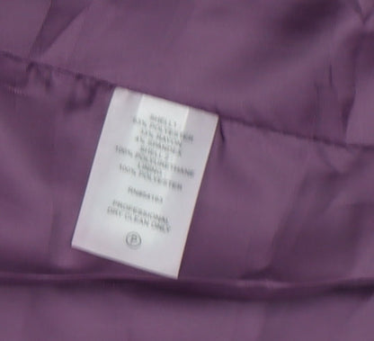 Womens UK Size 8 Calvin Klein Purple Basic Jacket