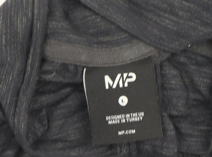 MP Men's Grey Long Sleeve 1/4 Zip Pullover L