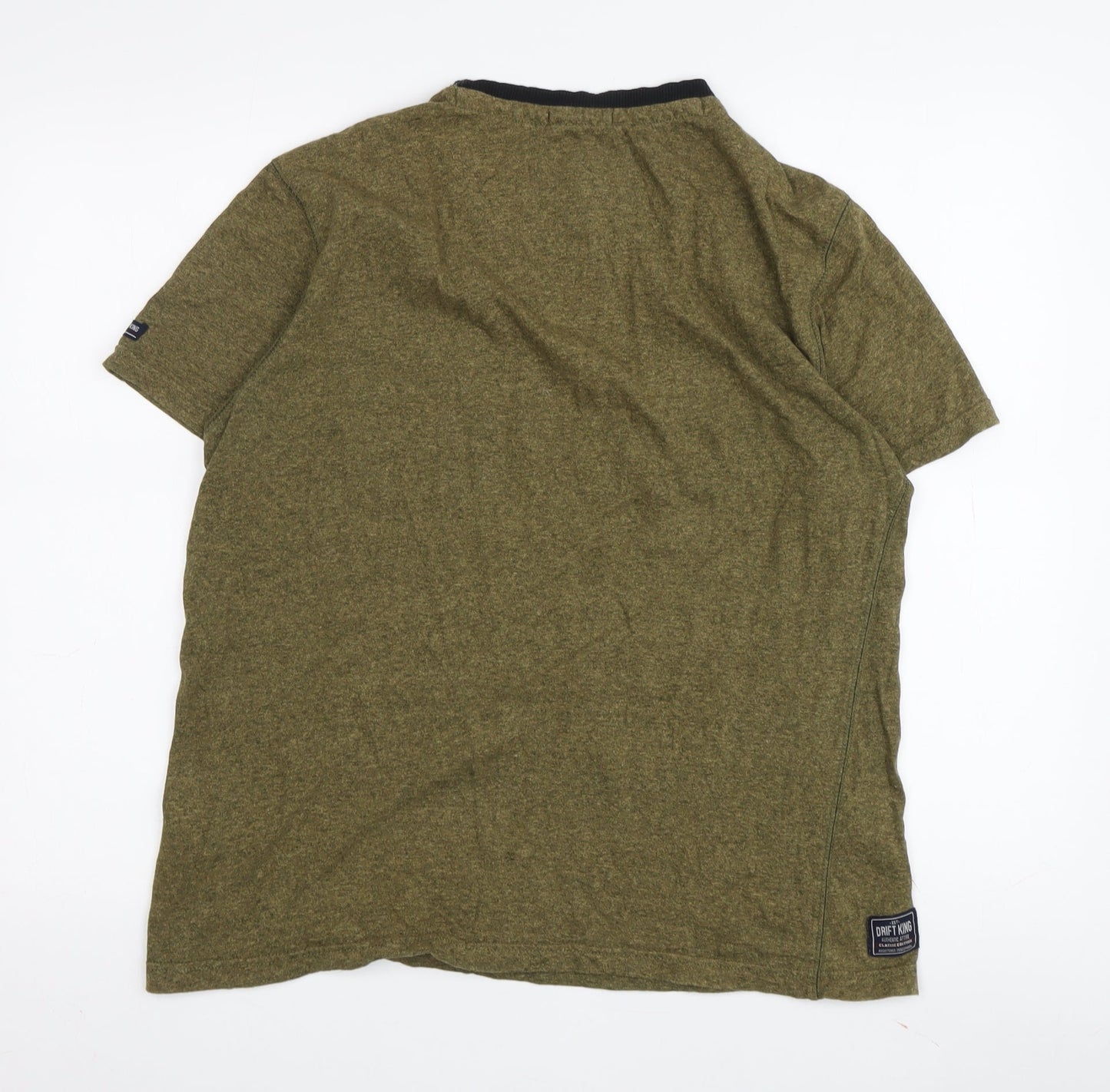 Drift King Men's Green M Classic T-Shirt
