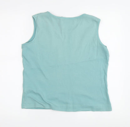 Womens UK Size 14 Hawkshead Green Basic Tank