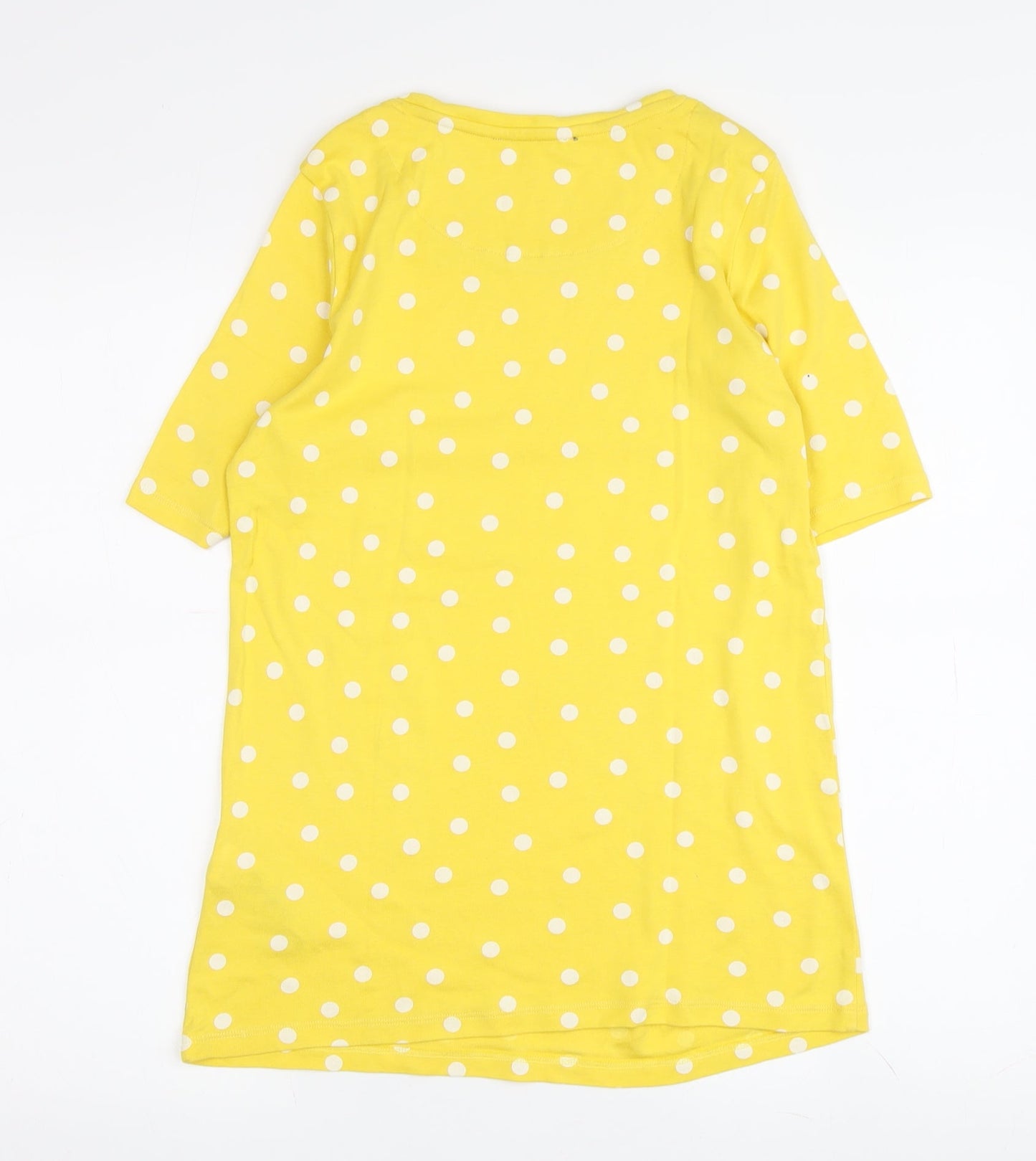 Womens UK Size 14 Marks and Spencer Yellow  T-Shirt