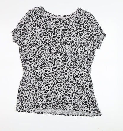 Womens UK Size 16 Marks and Spencer Grey Basic T-Shirt