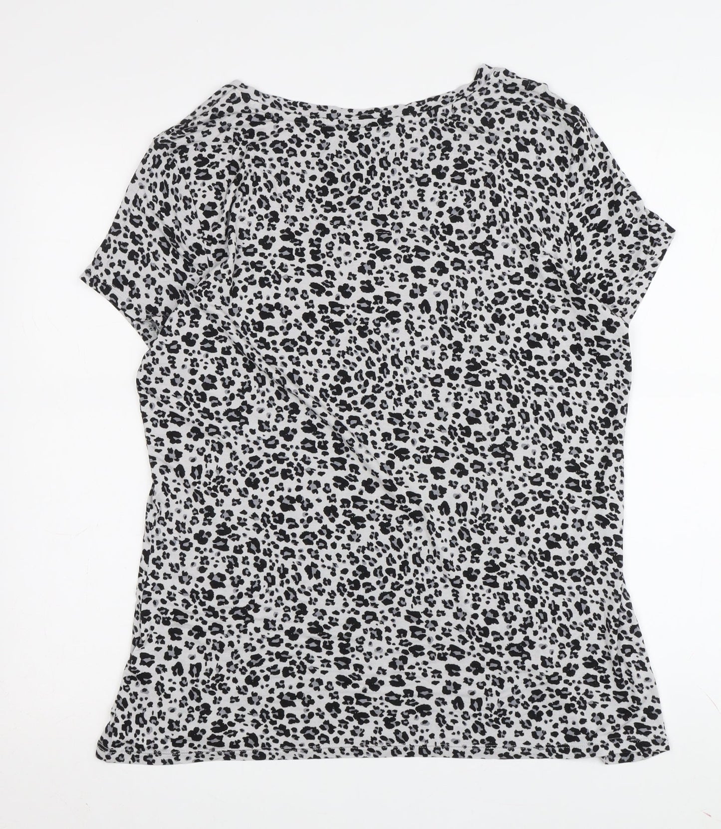 Womens UK Size 16 Marks and Spencer Grey Basic T-Shirt
