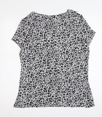 Womens UK Size 16 Marks and Spencer Grey Basic T-Shirt