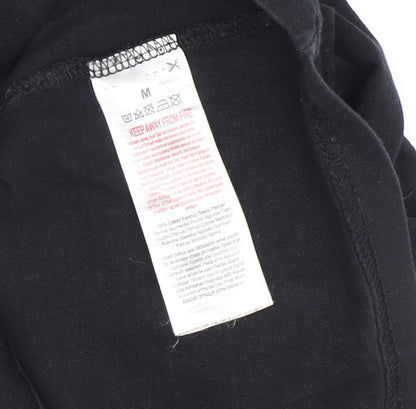 Mens UK Size M DC Black  T-Shirt