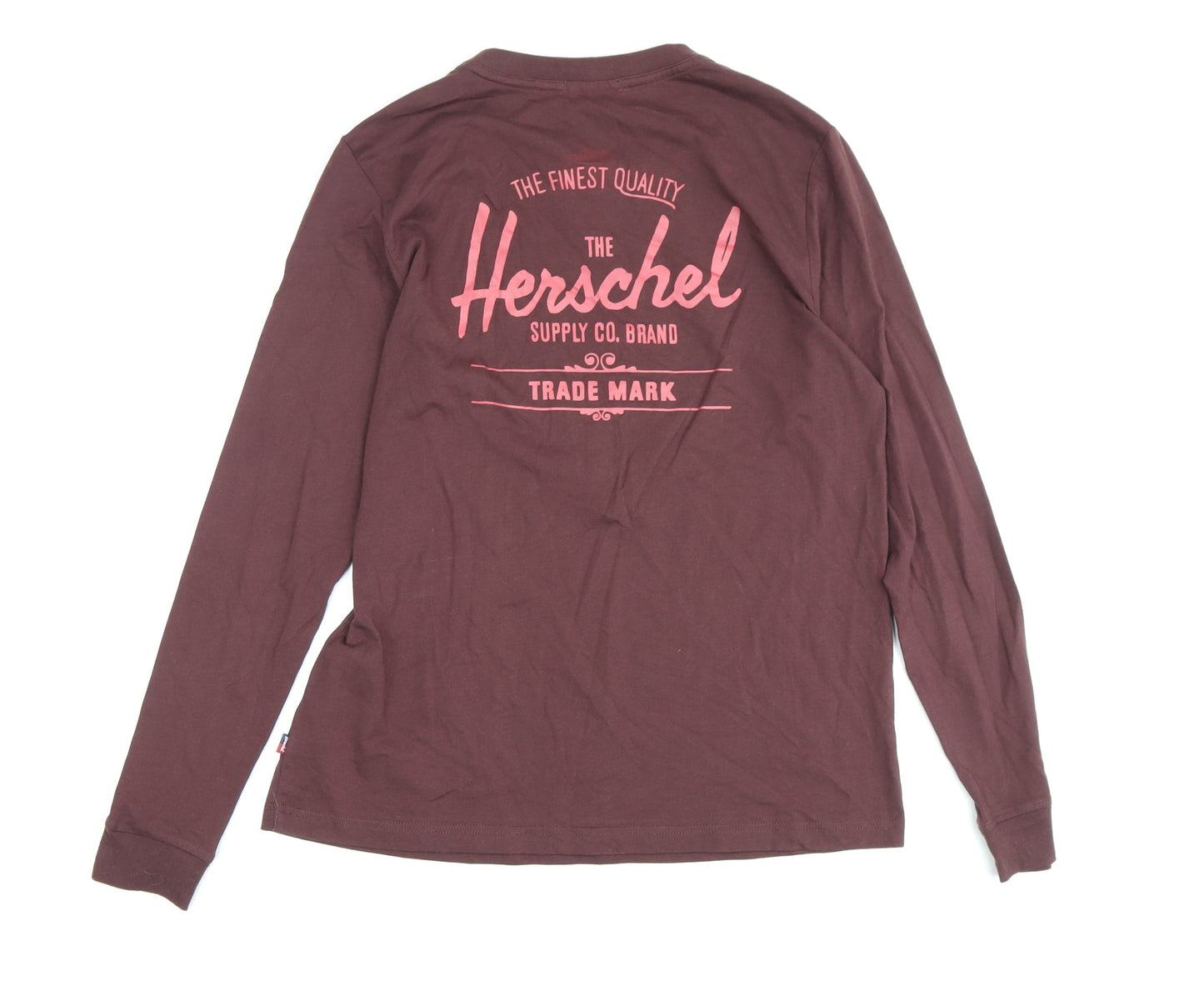 Herschel Men's Brown Long Sleeve T-Shirt M