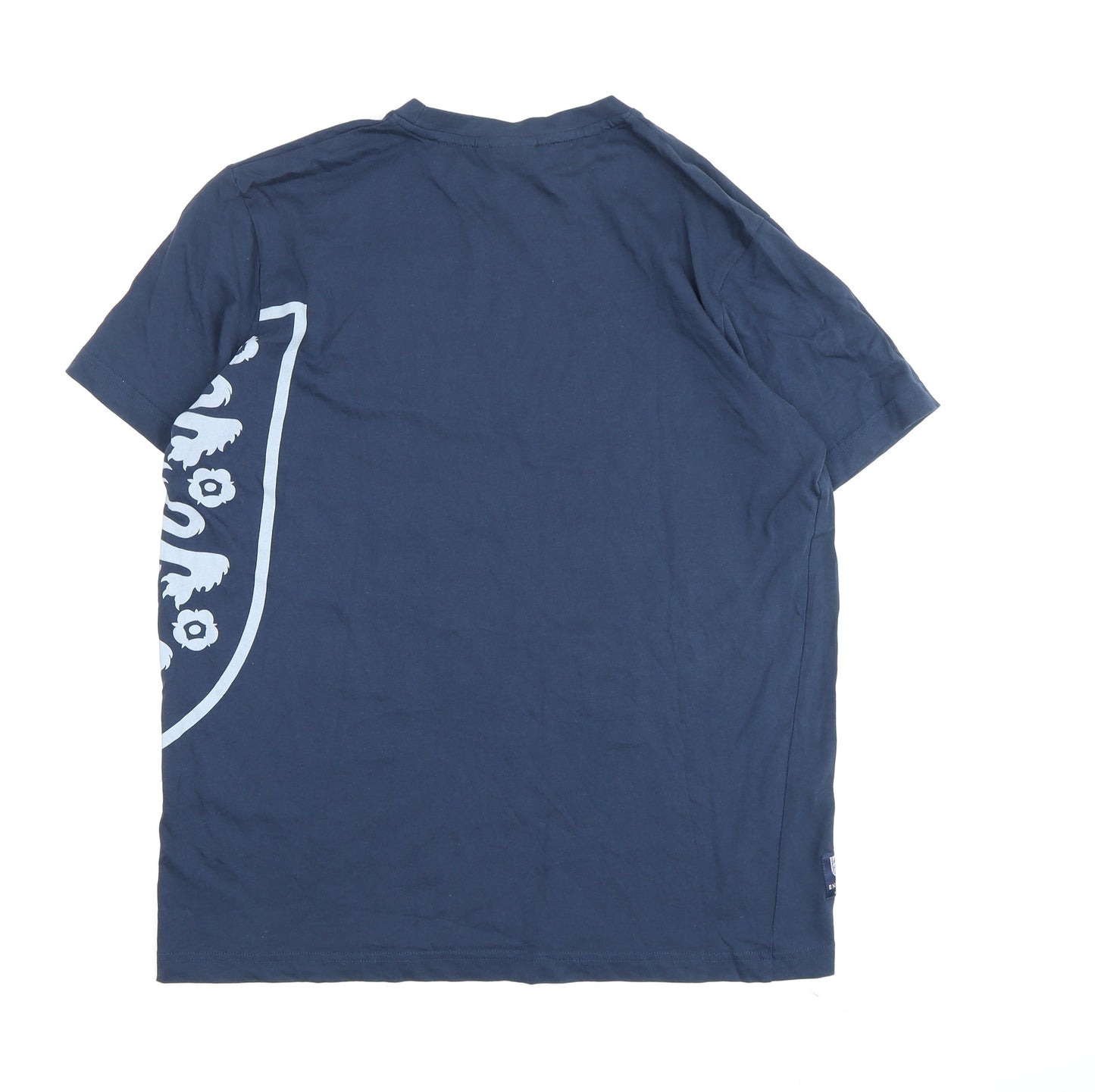 Mens UK Size L England Blue  T-Shirt