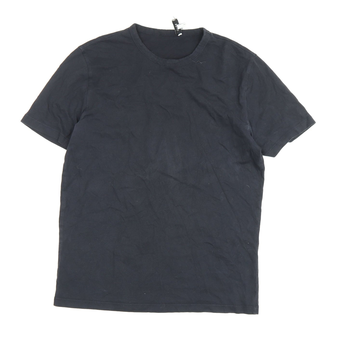 REISS Men's Black S Cotton Crew Neck T-Shirt