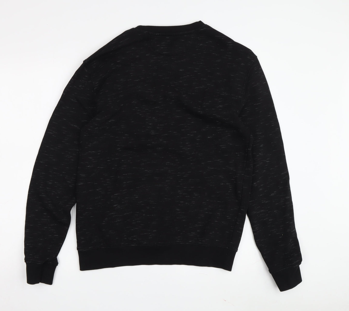 Zara Men's Black Pullover Sweatshirt M