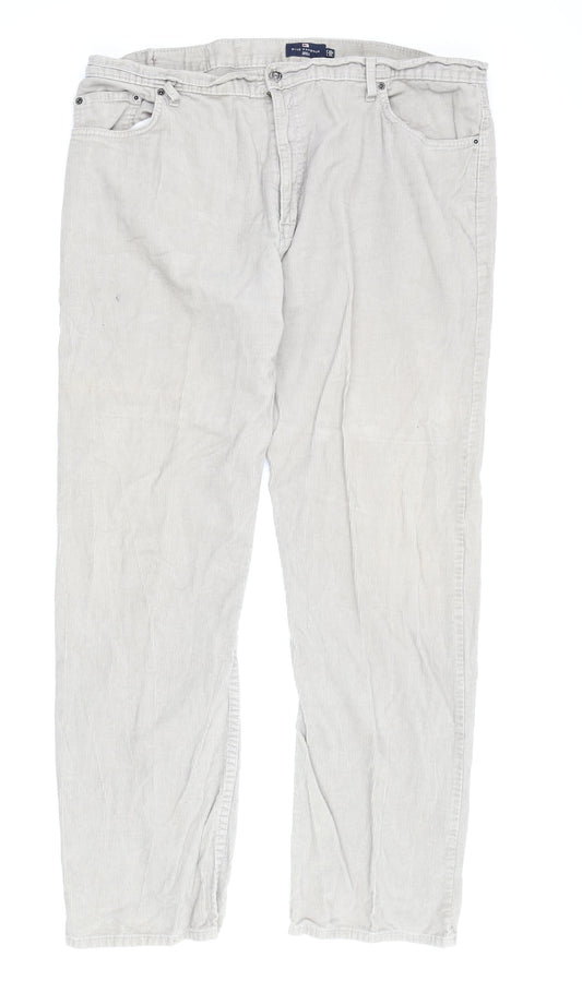 Marks and Spencer Men's Beige Corduroy Trousers 42W 33L