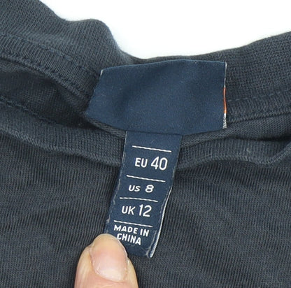 Ellesse Women's Black Pullover Hoodie, Size 12