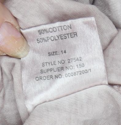 Crafted Women's Sleeveless Pink T-Shirt Size 14