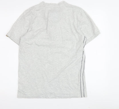 Tokyo Laundry Men's Grey Henley T-Shirt, Size S