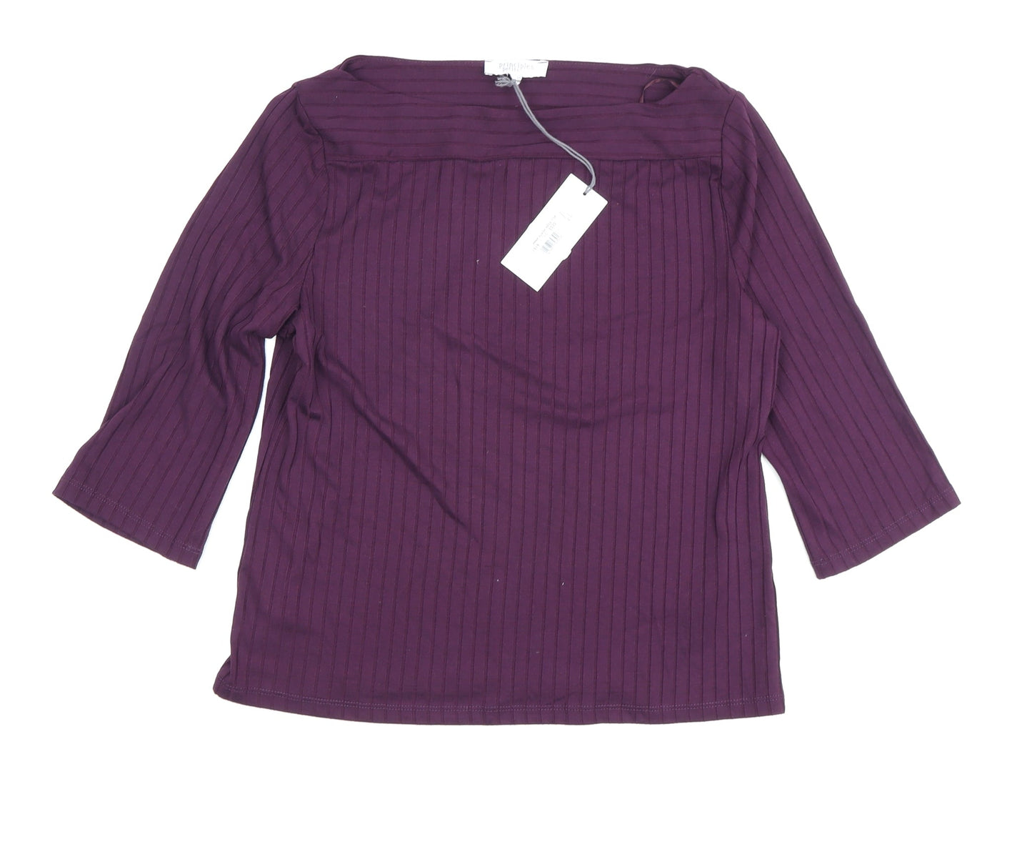 Womens UK Size 14 Principles Purple  T-Shirt