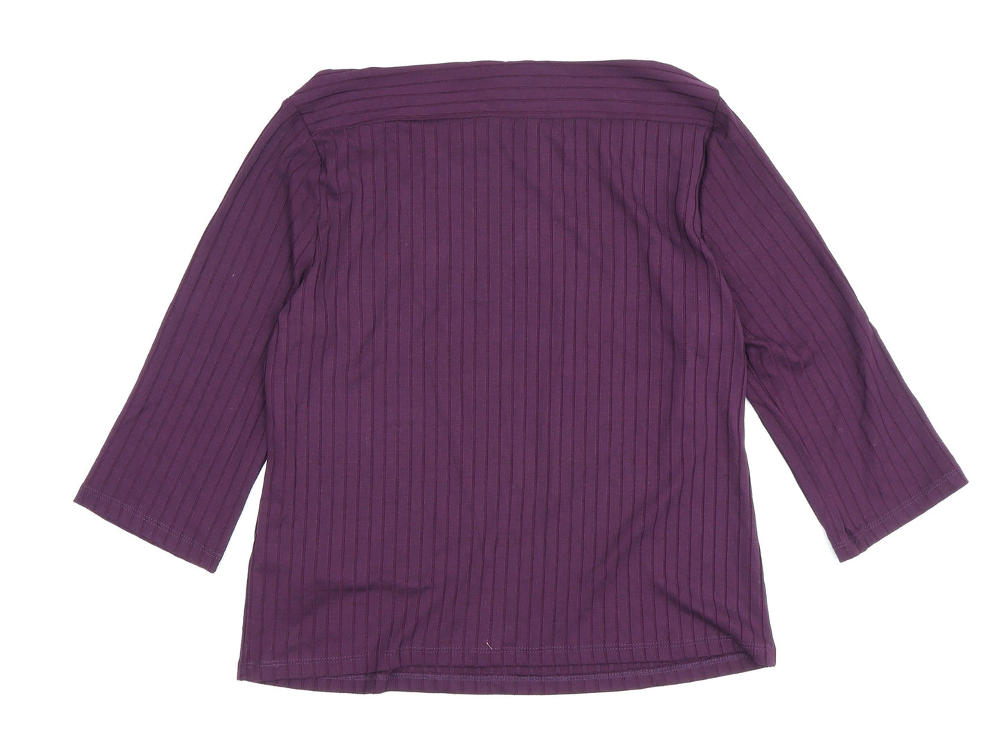Womens UK Size 14 Principles Purple  T-Shirt