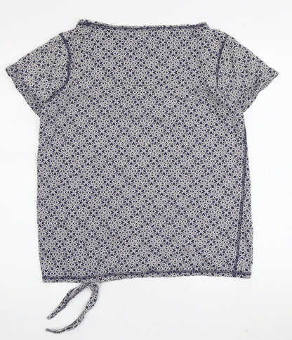 Womens UK Size 10 NEXT Blue Basic T-Shirt