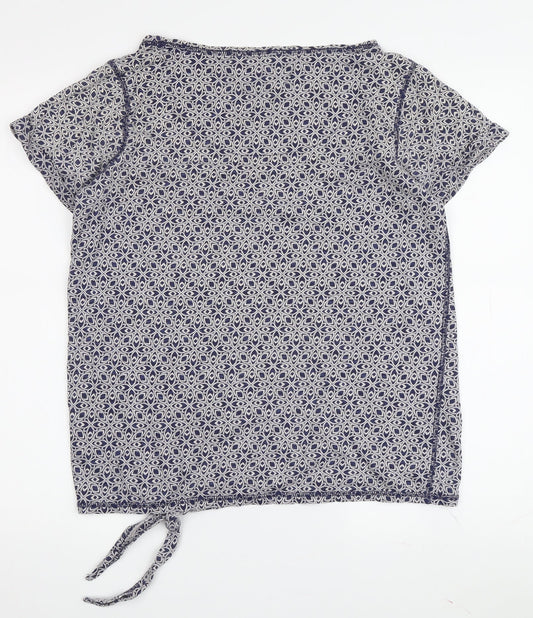 Womens UK Size 10 NEXT Blue Basic T-Shirt