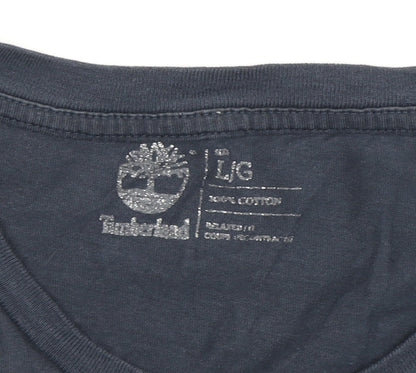 Timberland Men's Blue Graphic Print T-Shirt L