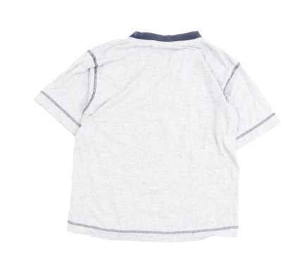 KNTC Clothing Boys Grey Graphic T-Shirt 10 Years Patriotic Style