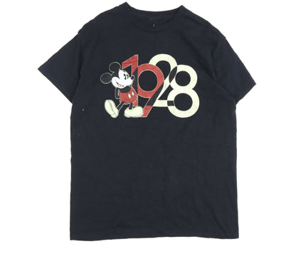 Mens UK Size M Disney Black  T-Shirt