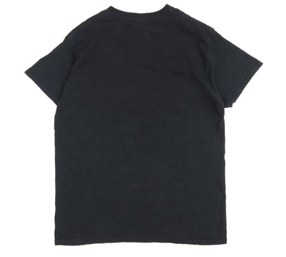 Mens UK Size M Disney Black  T-Shirt