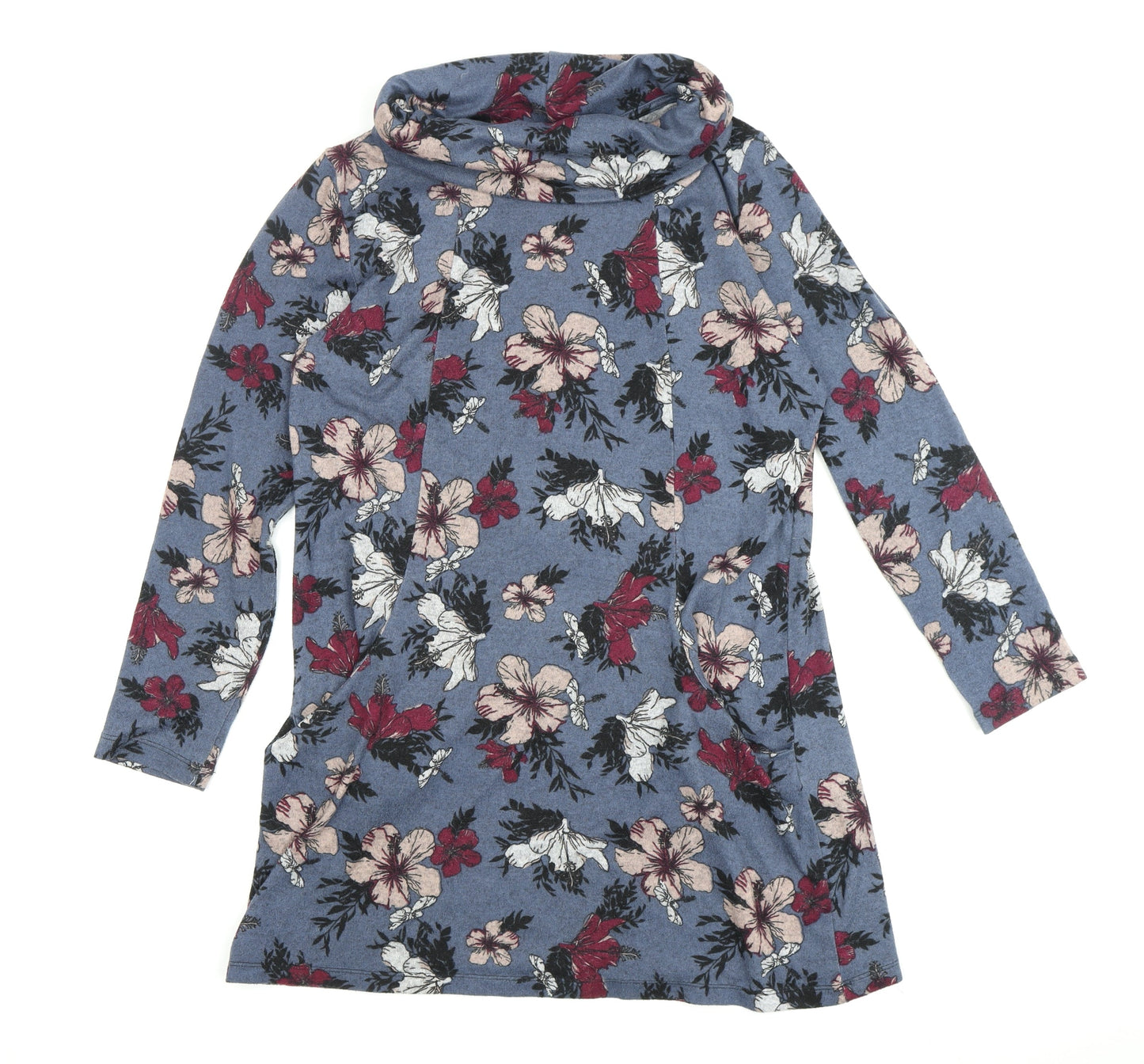 Womens UK Size M Jessica Graaf Blue Tunic Tunic
