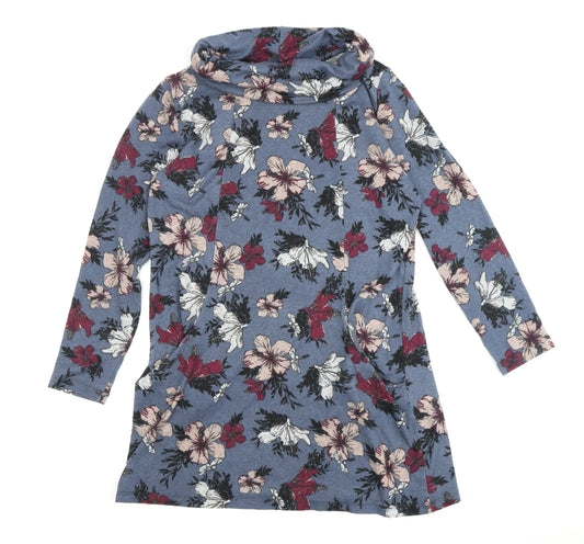 Womens UK Size M Jessica Graaf Blue Tunic Tunic