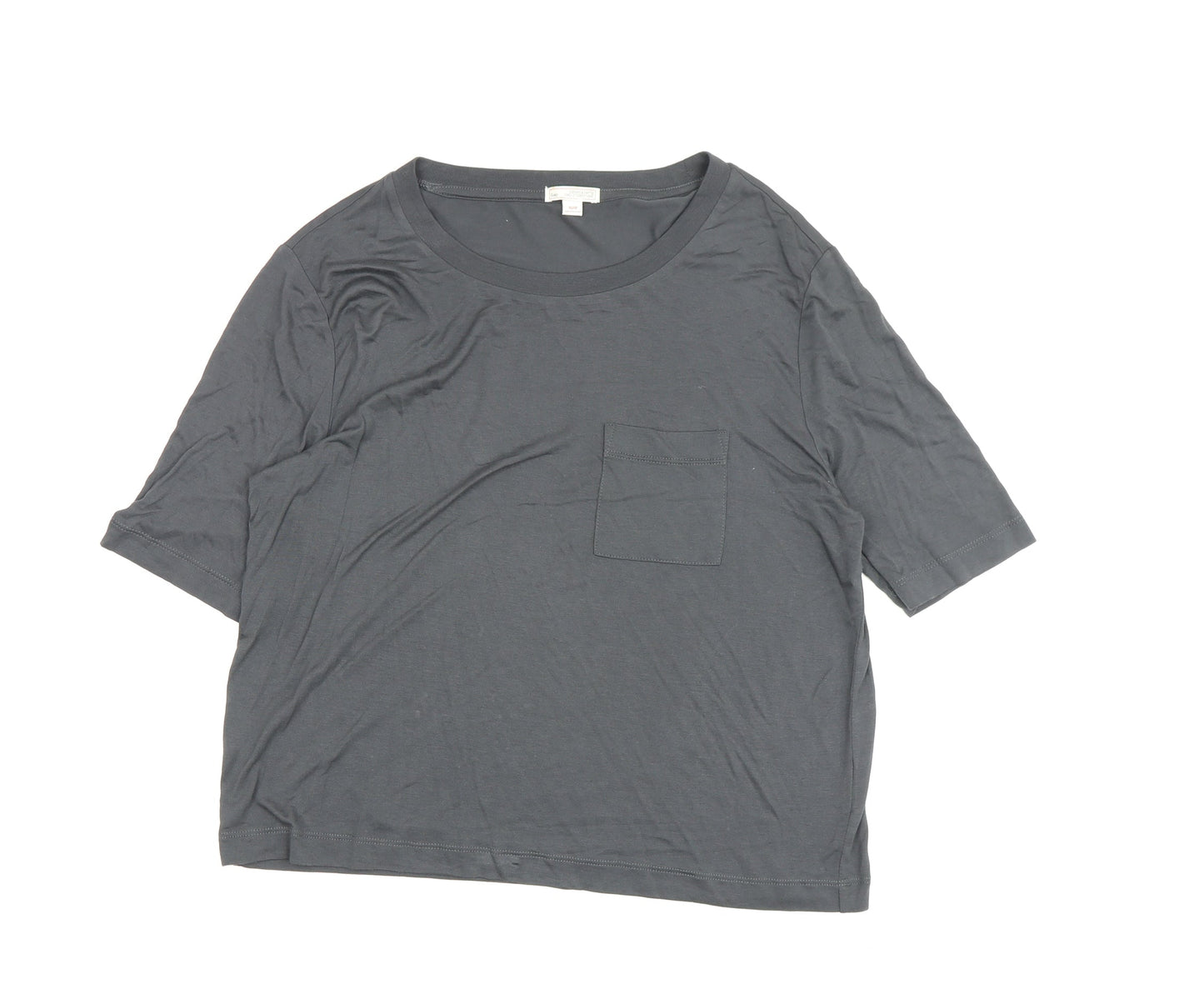Womens UK Size XS Gap Grey Basic T-Shirt