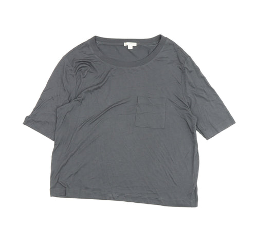 Womens UK Size XS Gap Grey Basic T-Shirt