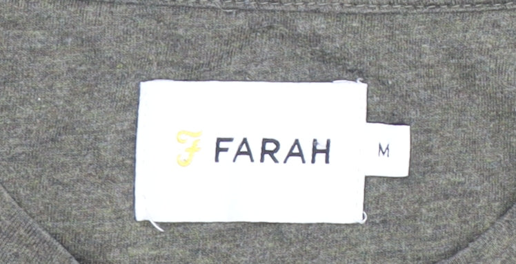 Mens UK Size M Farah Green  T-Shirt