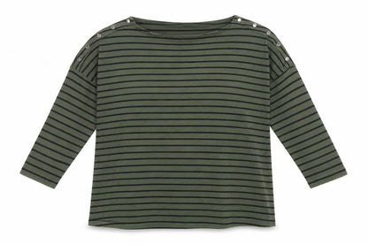 Womens UK Size M JoJo Maman Bébé Green Basic T-Shirt